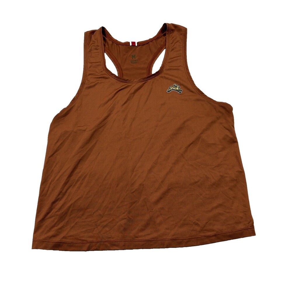 Tracksmith Running Twilight Tank Top Womens Orange Singlet Outdoors Athletic M